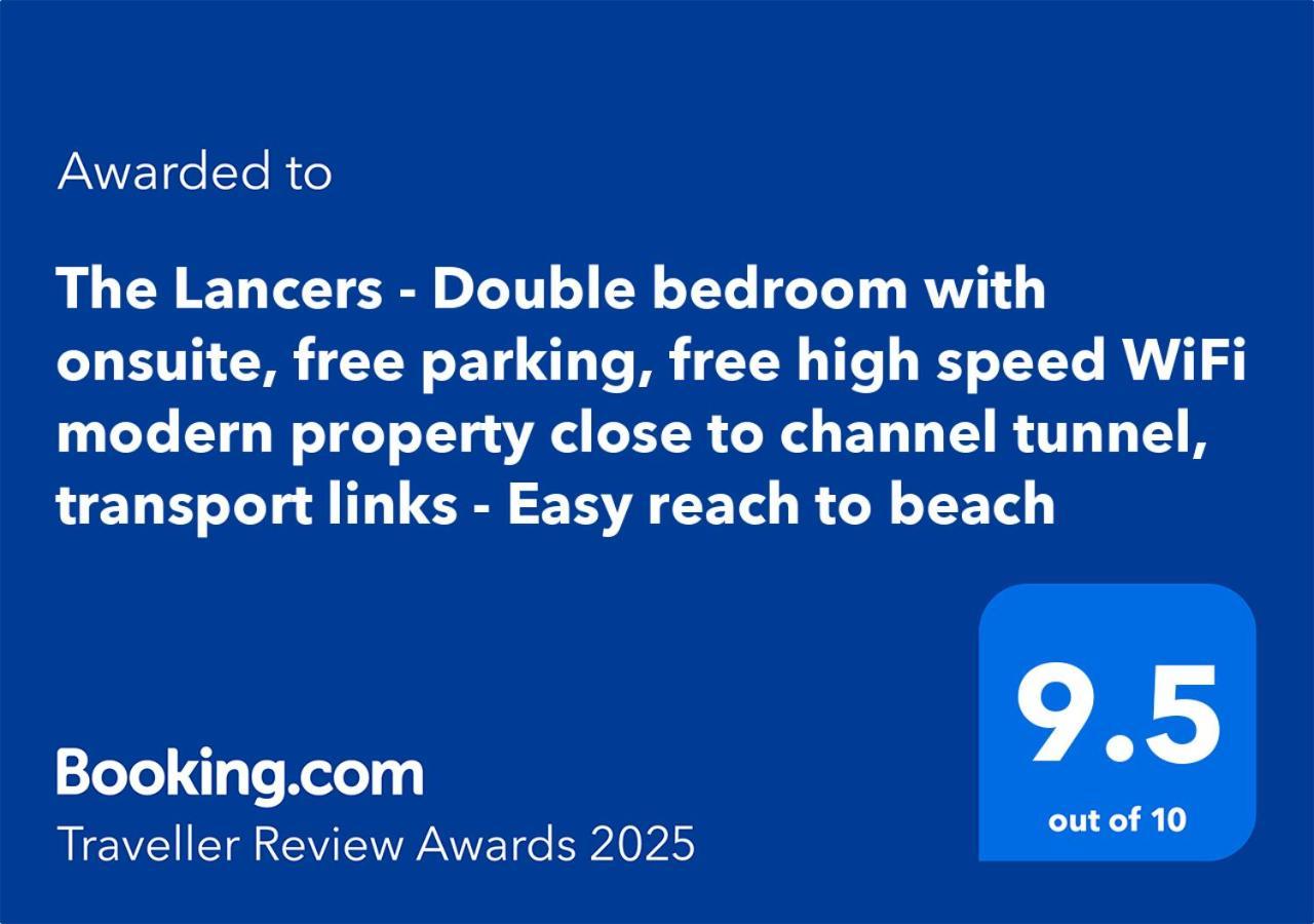 Modern Double Room With En-Suite, Parking & Fast Wifi - Close To Beach Sandgate Exterior photo